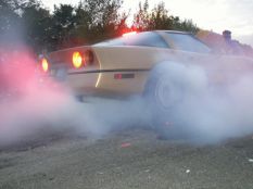 Corvette Burn out